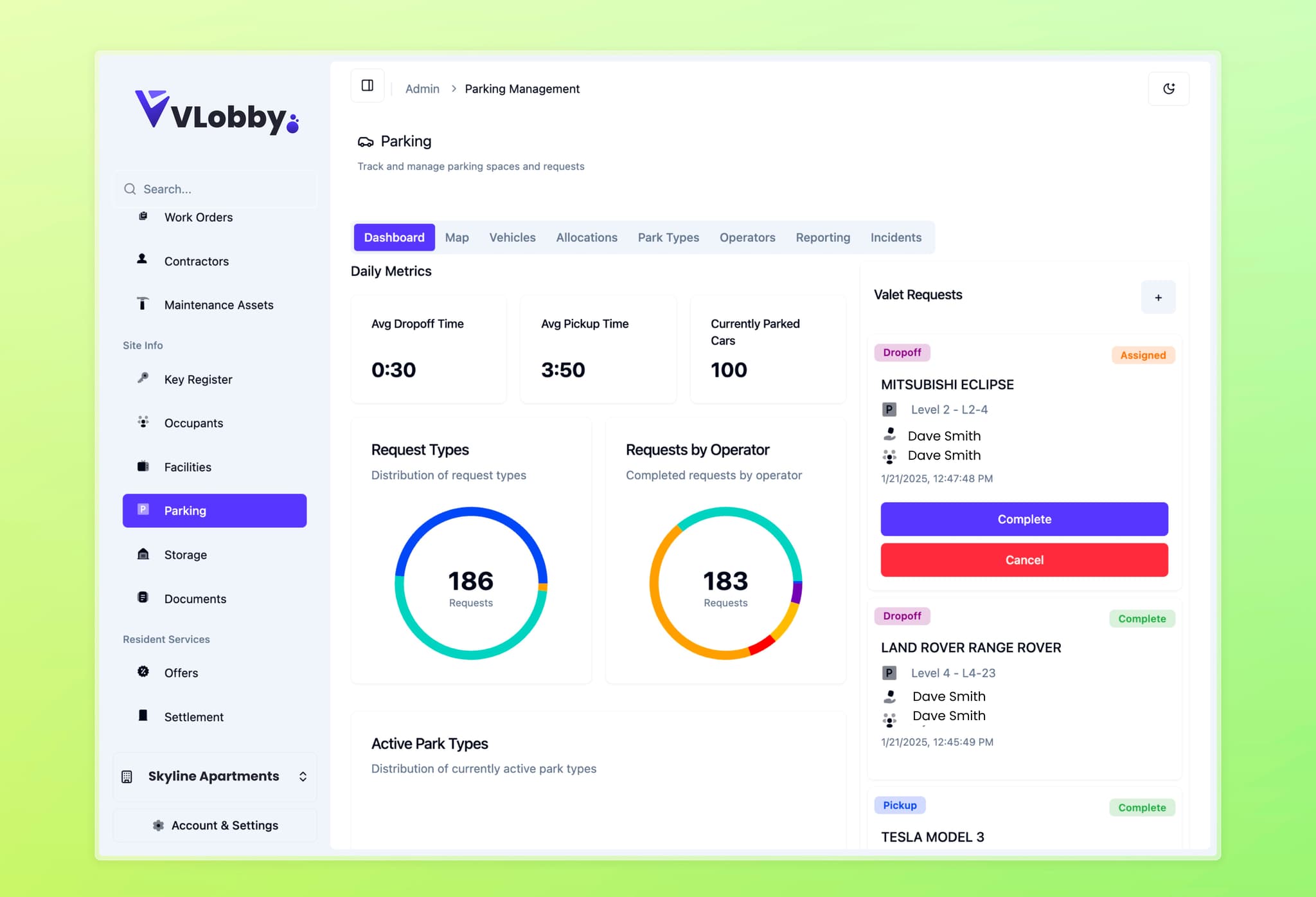 Parking management system